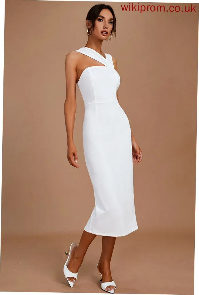 V-neck Dress Wedding Hallie Wedding Dresses Knee-Length