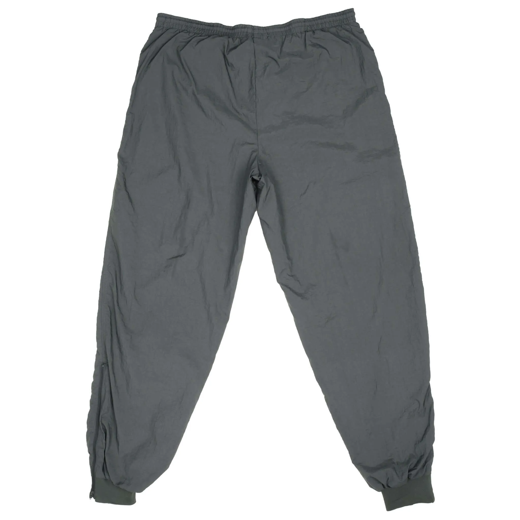 VINTAGE NIKE CLASSIC SWOOSH GREEN NYLON TRACK PANTS 1990S SIZE LARGE