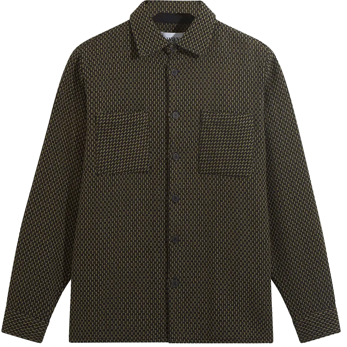 Whiting Woven Stepney Overshirt - Black / Khaki