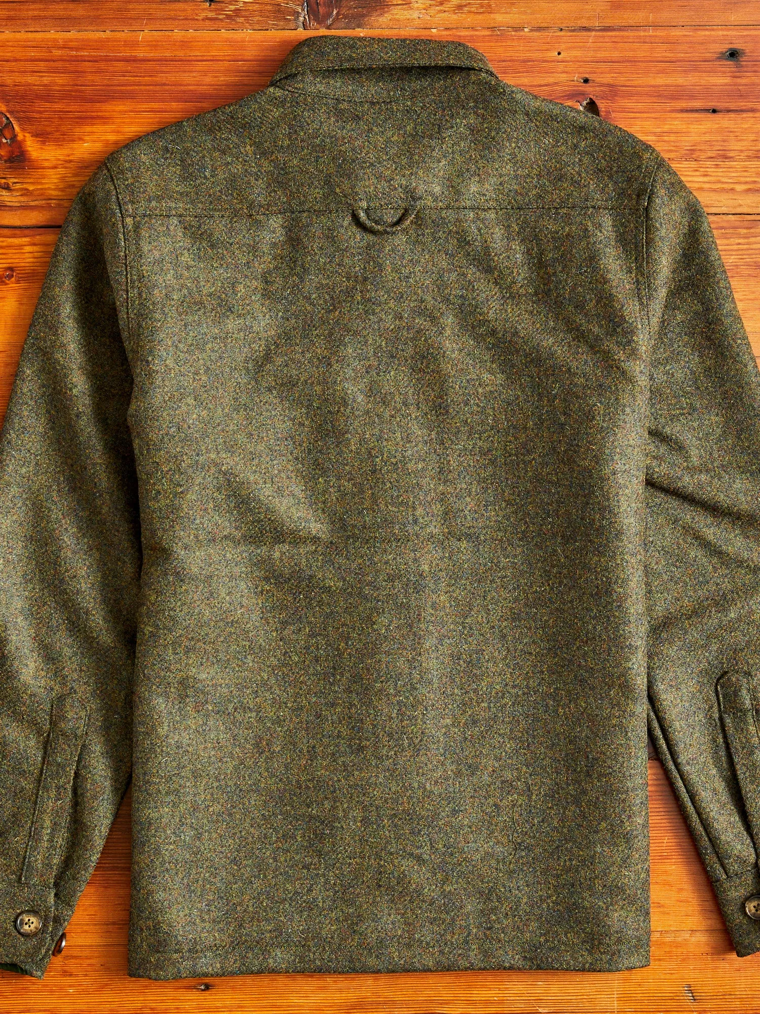 Wool Field Overshirt in Forest